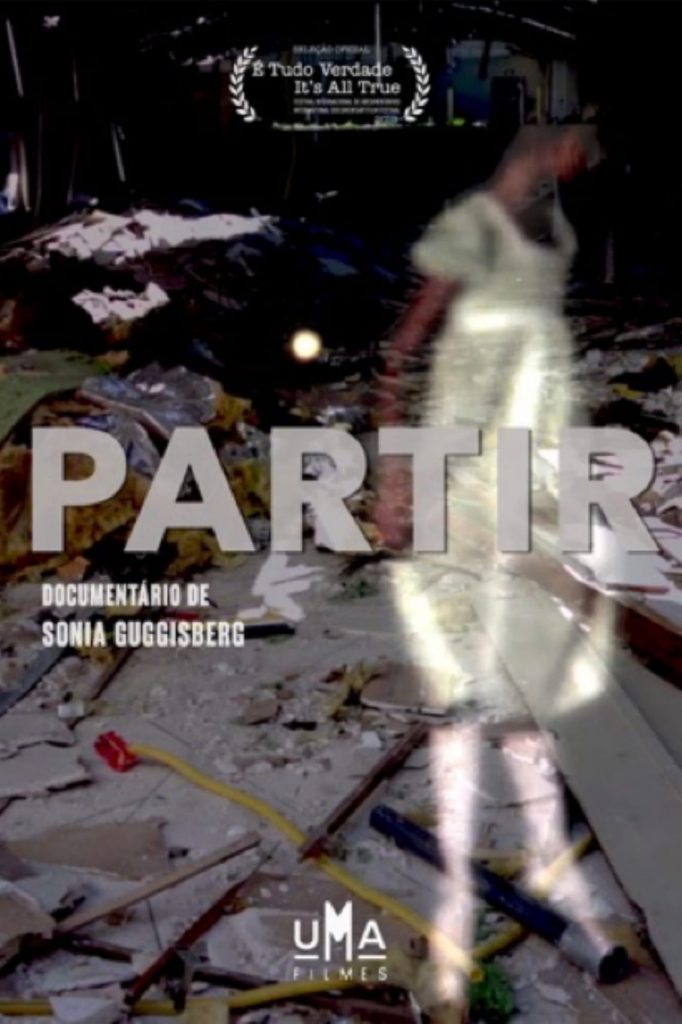 Cartaz do curta “Partir” de Sonia Guggisberg, selecionado para Mostra Competitiva de Curtas Nacionais no É Tudo Verdade 2019